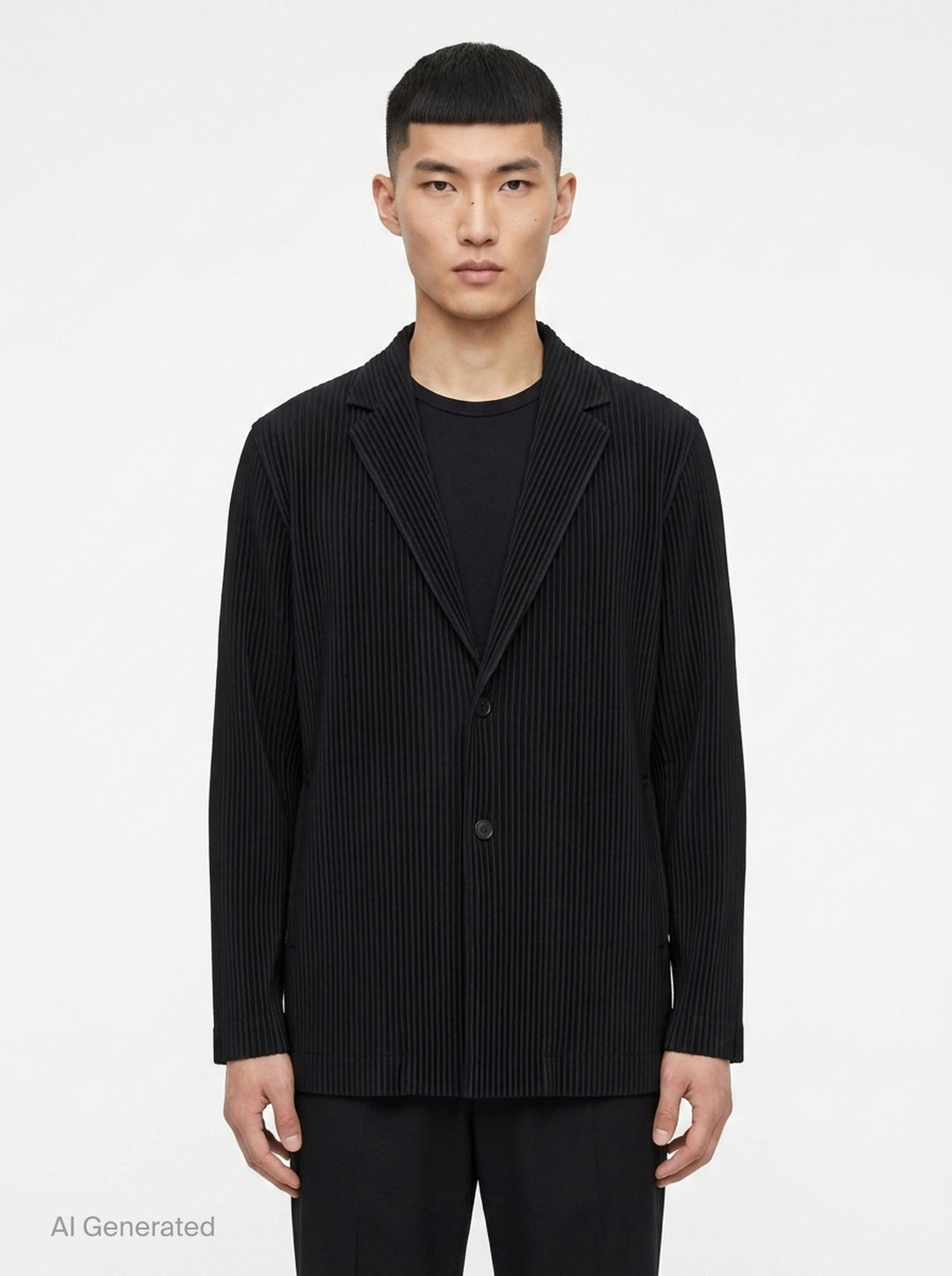 Basics Pleated Jacket | Homme Plissé Issey Miyake | Club21 - front
