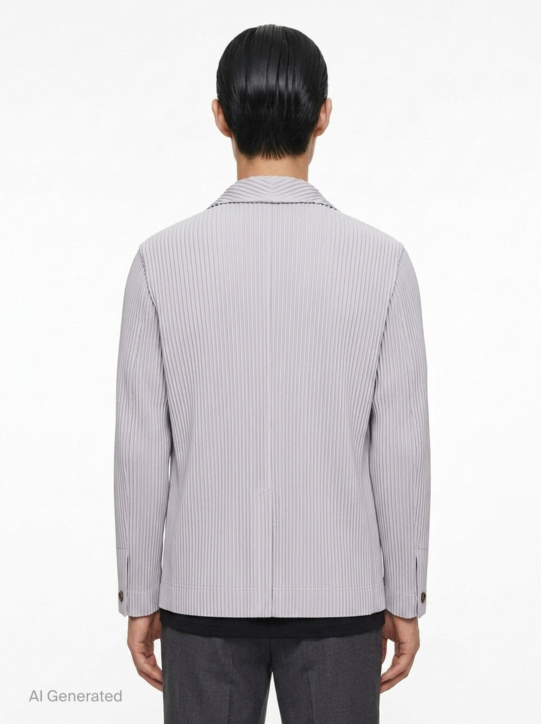 Basics Pleated Jacket | Homme Plissé Issey Miyake | Club21 - back