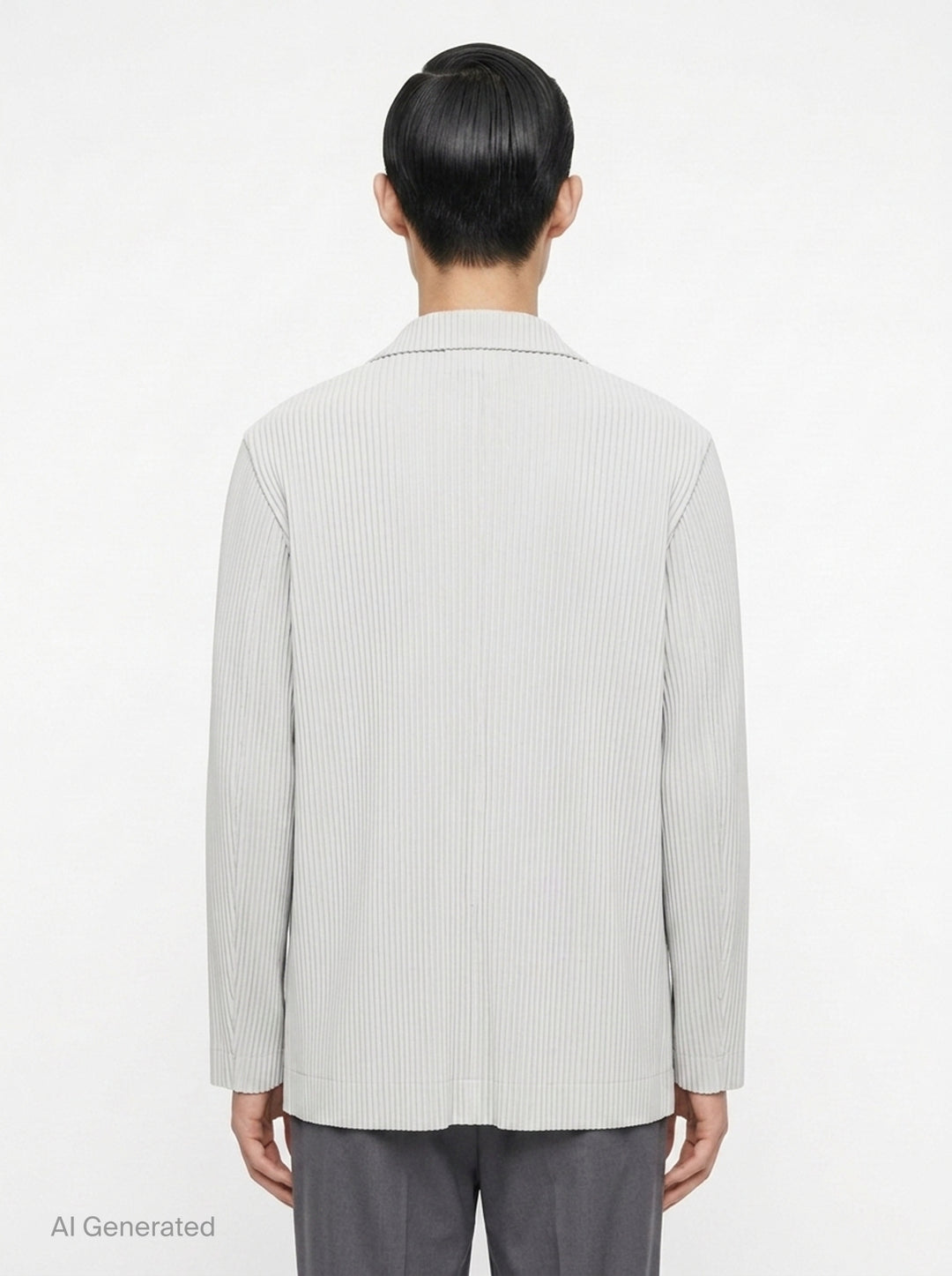 Basics Pleated Jacket | Homme Plissé Issey Miyake | Club21 - back