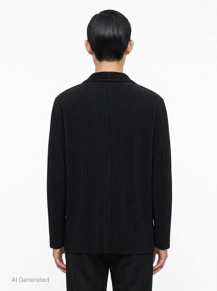 Basics Pleated Jacket | Homme Plissé Issey Miyake | Club21 - back