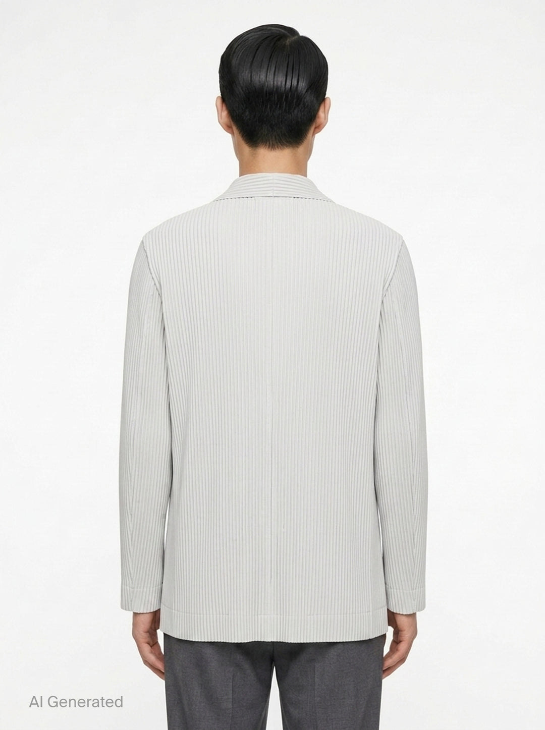 Basics Pleated Jacket | Homme Plissé Issey Miyake | Club21 - back