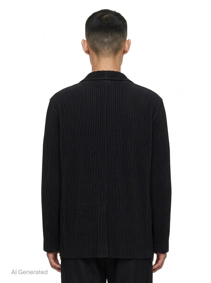 Basics Pleated Jacket | Homme Plissé Issey Miyake | Club21 - back