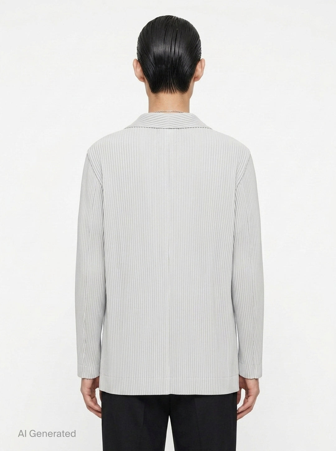Basics Pleated Jacket | Homme Plissé Issey Miyake | Club21 - back