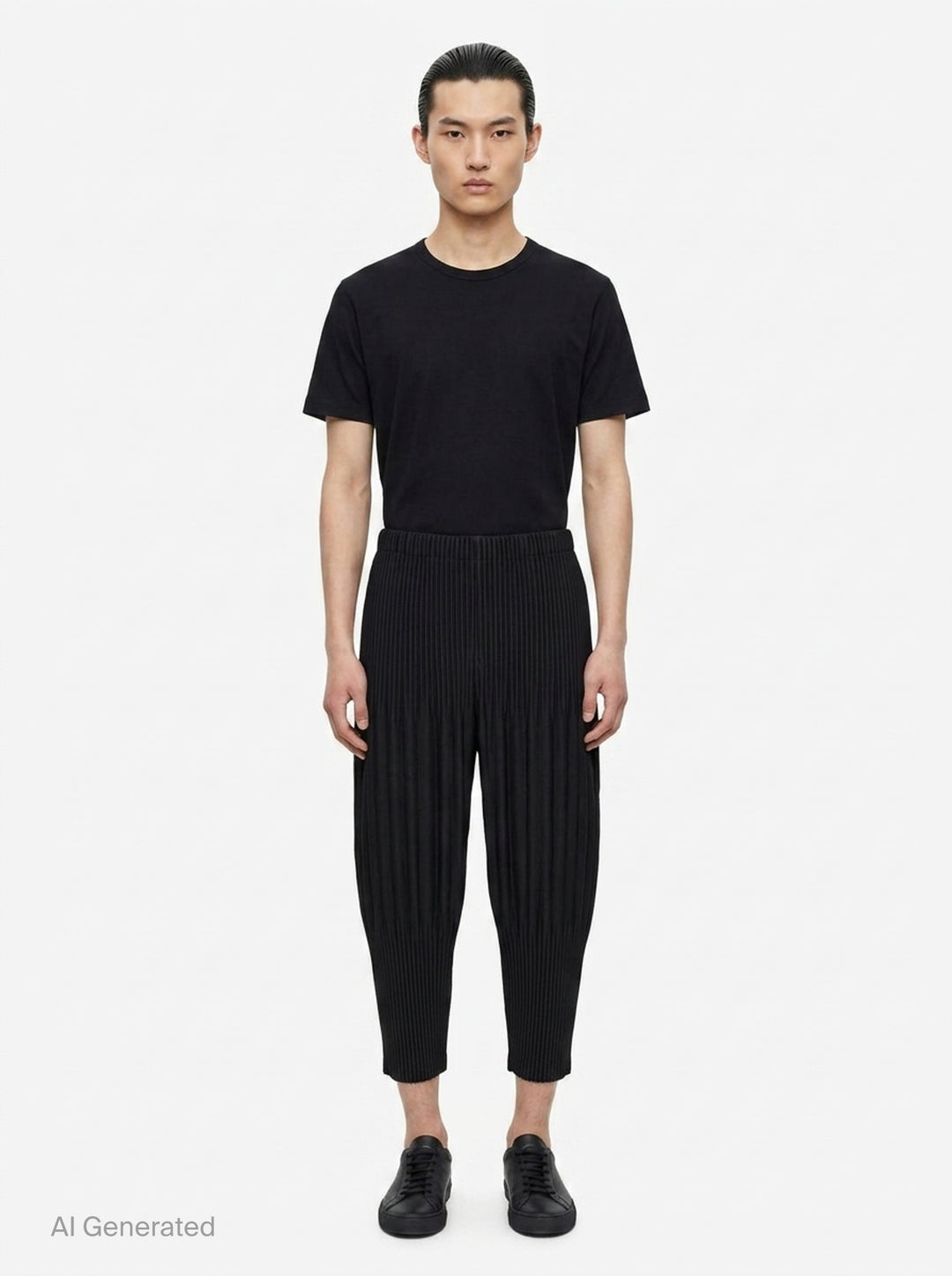 Basics Pleated Pants | Homme Plissé Issey Miyake | Club21 - front