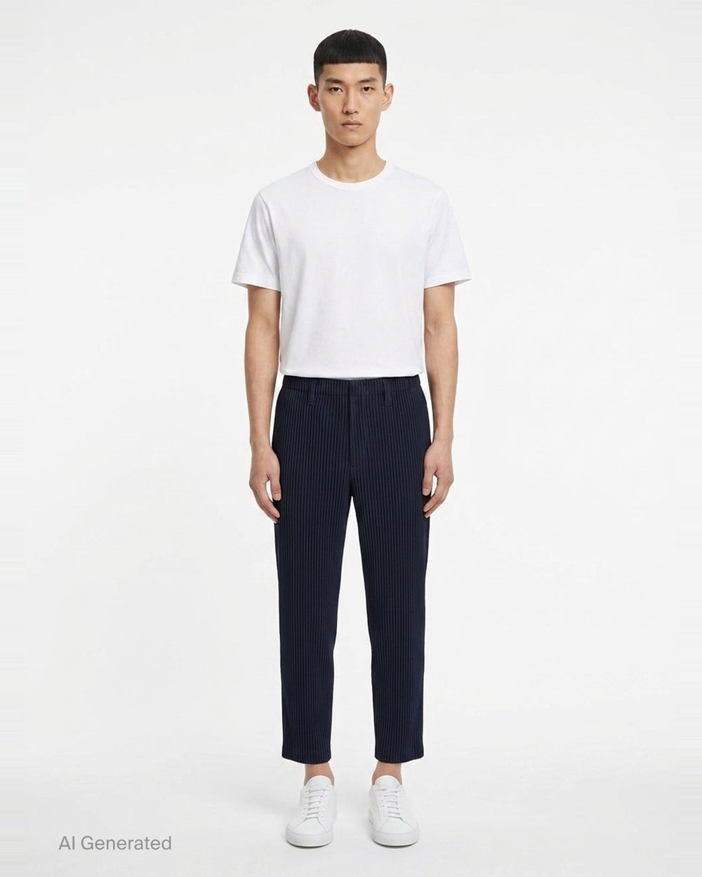 Basics Pleated Pants | Homme Plissé Issey Miyake | Club21 - front