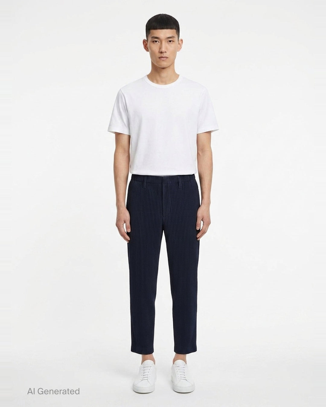 Basics Pleated Pants | Homme Plissé Issey Miyake | Club21 - front