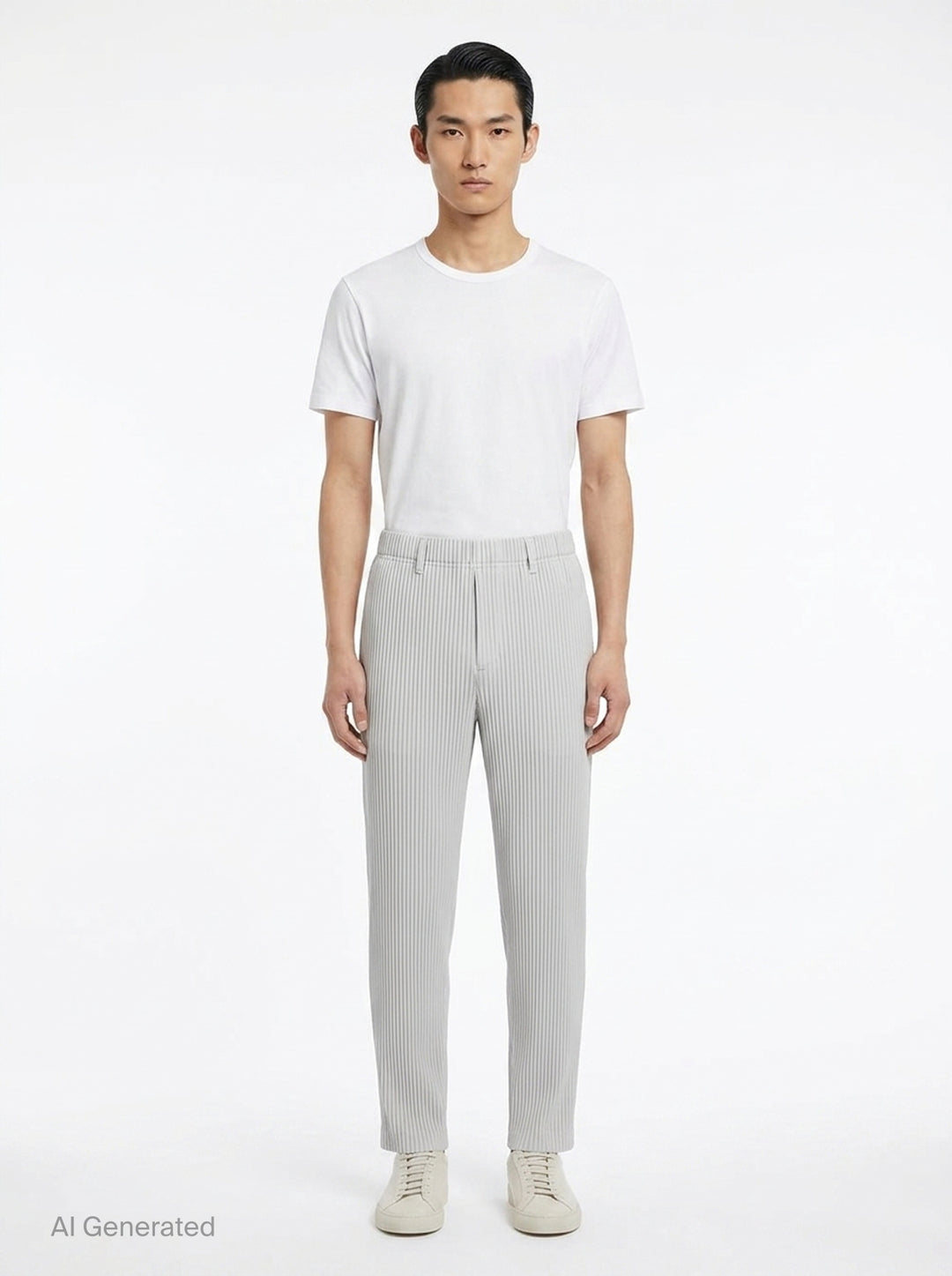 Basics Pleated Pants | Homme Plissé Issey Miyake | Club21 - front