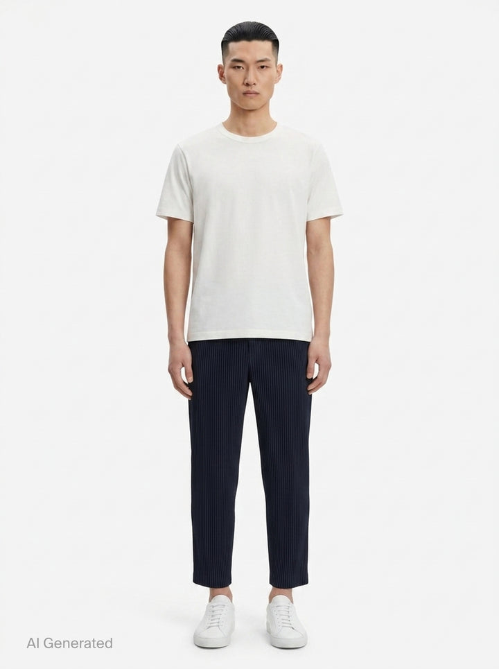 Basics Pleated Pants | Homme Plissé Issey Miyake | Club21 - front