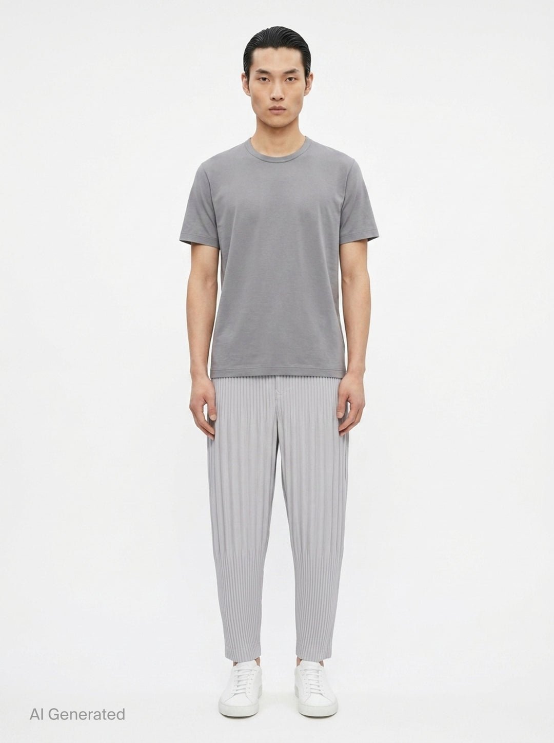 Basics Pleated Pants | Homme Plissé Issey Miyake | Club21 - front