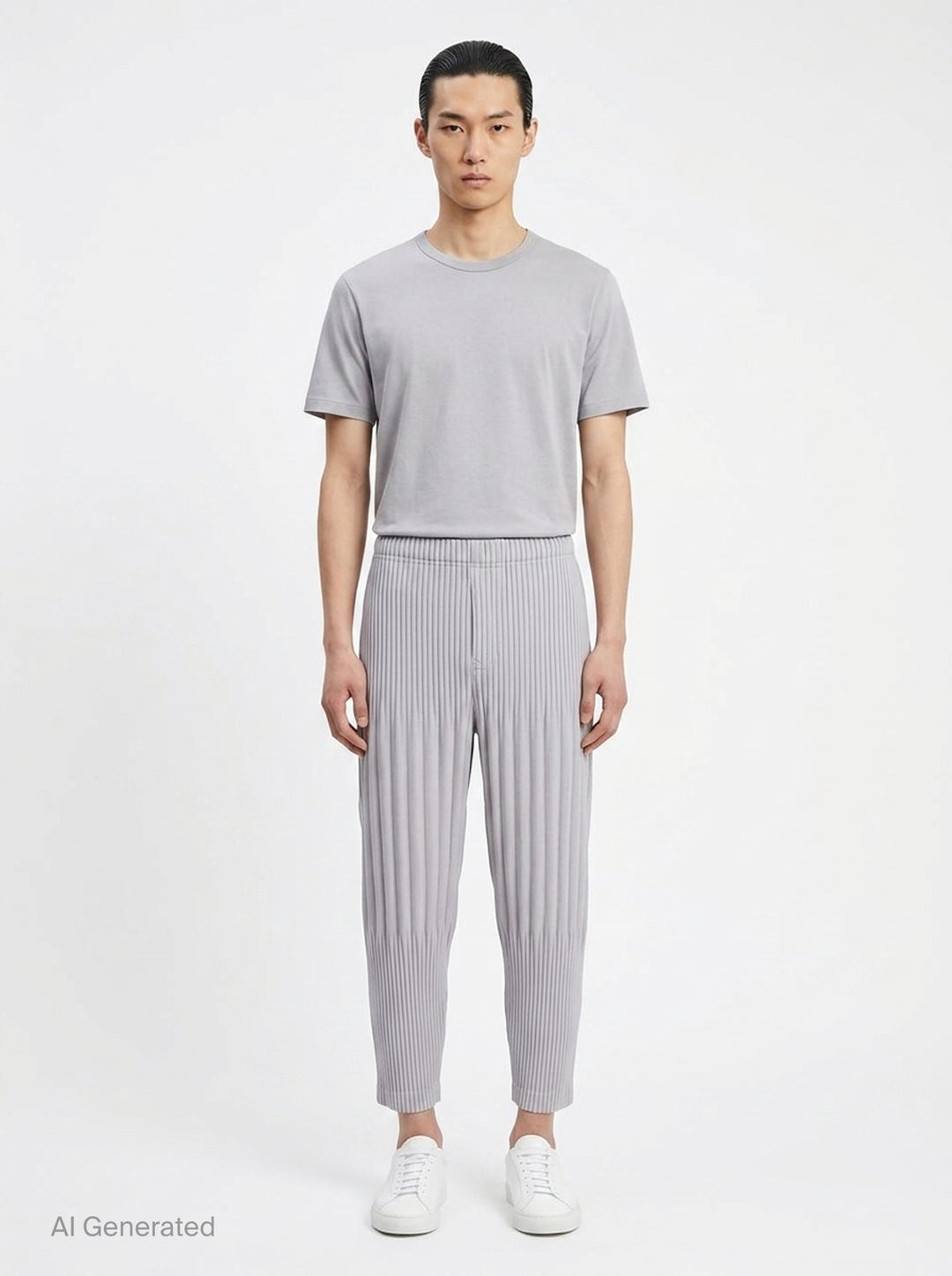 Basics Pleated Pants | Homme Plissé Issey Miyake | Club21 - front