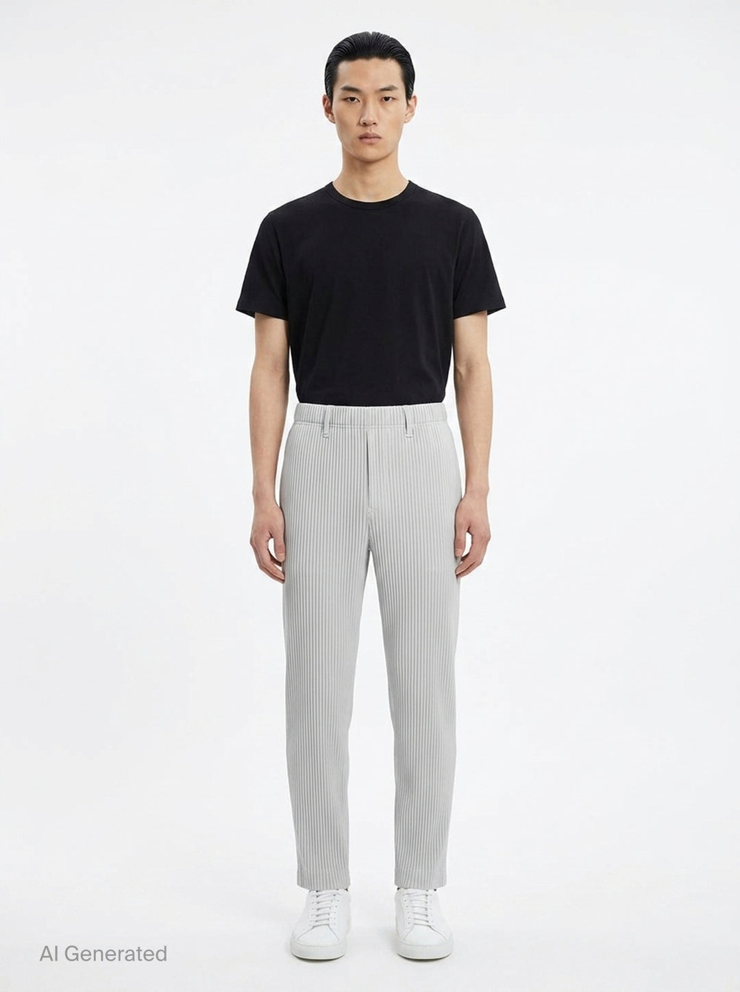 Basics Pleated Pants | Homme Plissé Issey Miyake | Club21 - front