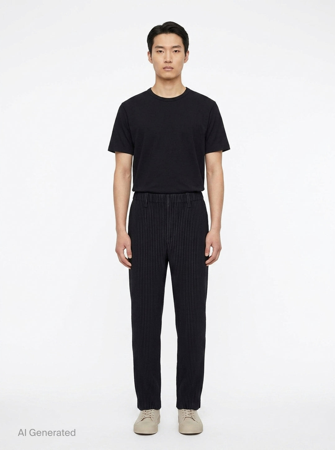 Basics Pleated Pants | Homme Plissé Issey Miyake | Club21 - front