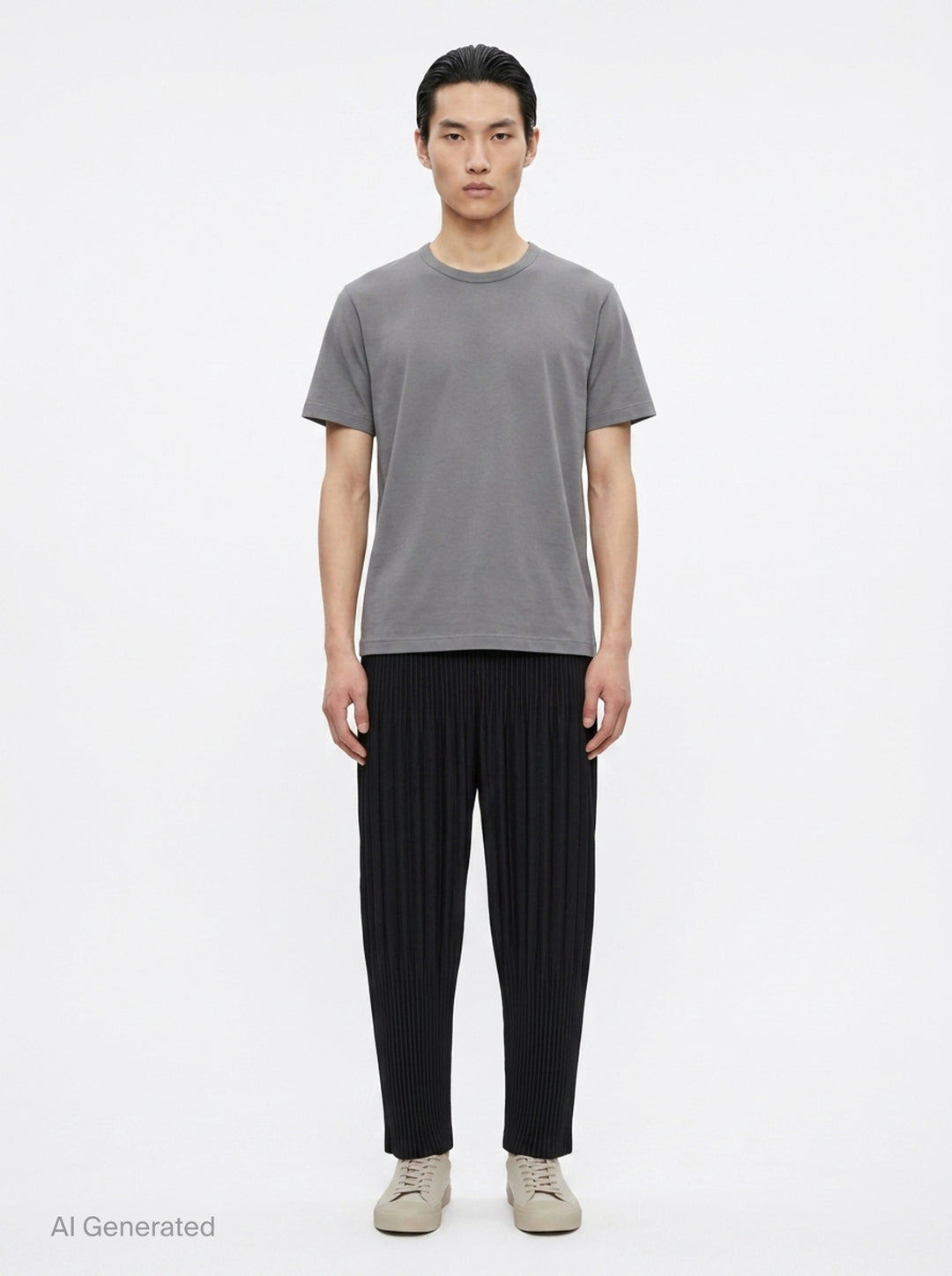 Basics Pleated Pants | Homme Plissé Issey Miyake | Club21 - front
