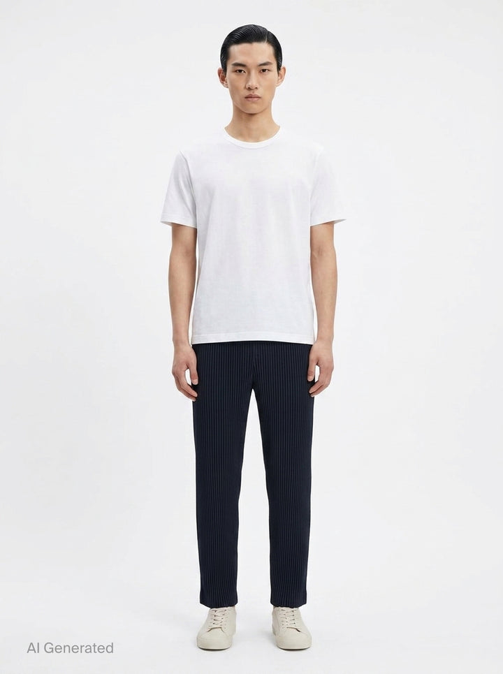 Basics Pleated Pants | Homme Plissé Issey Miyake | Club21 - front