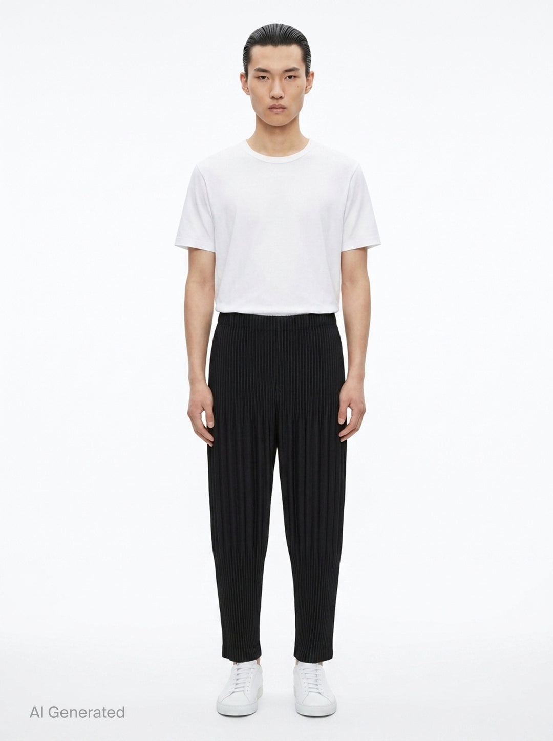 Basics Pleated Pants | Homme Plissé Issey Miyake | Club21 - front