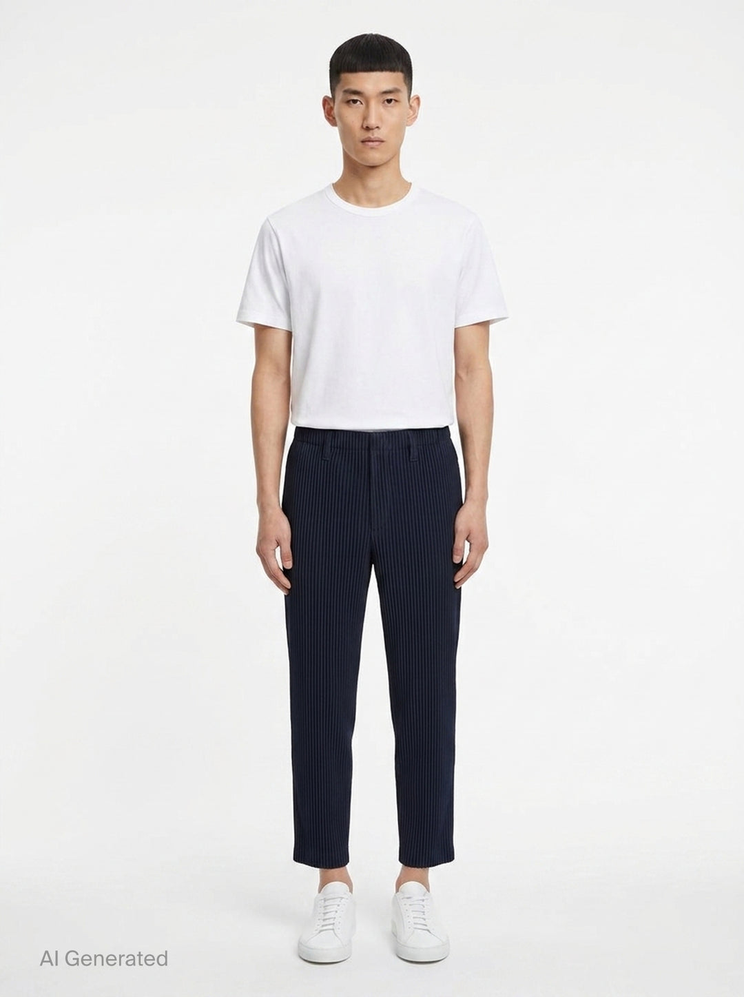 Basics Pleated Pants | Homme Plissé Issey Miyake | Club21 - front