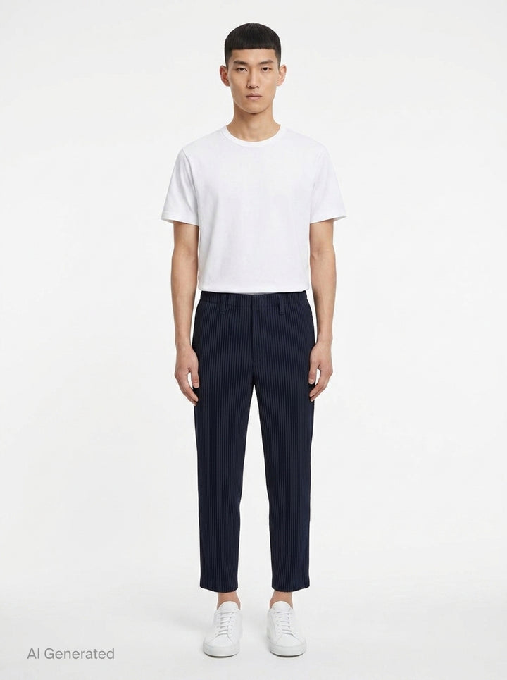 Basics Pleated Pants | Homme Plissé Issey Miyake | Club21 - front