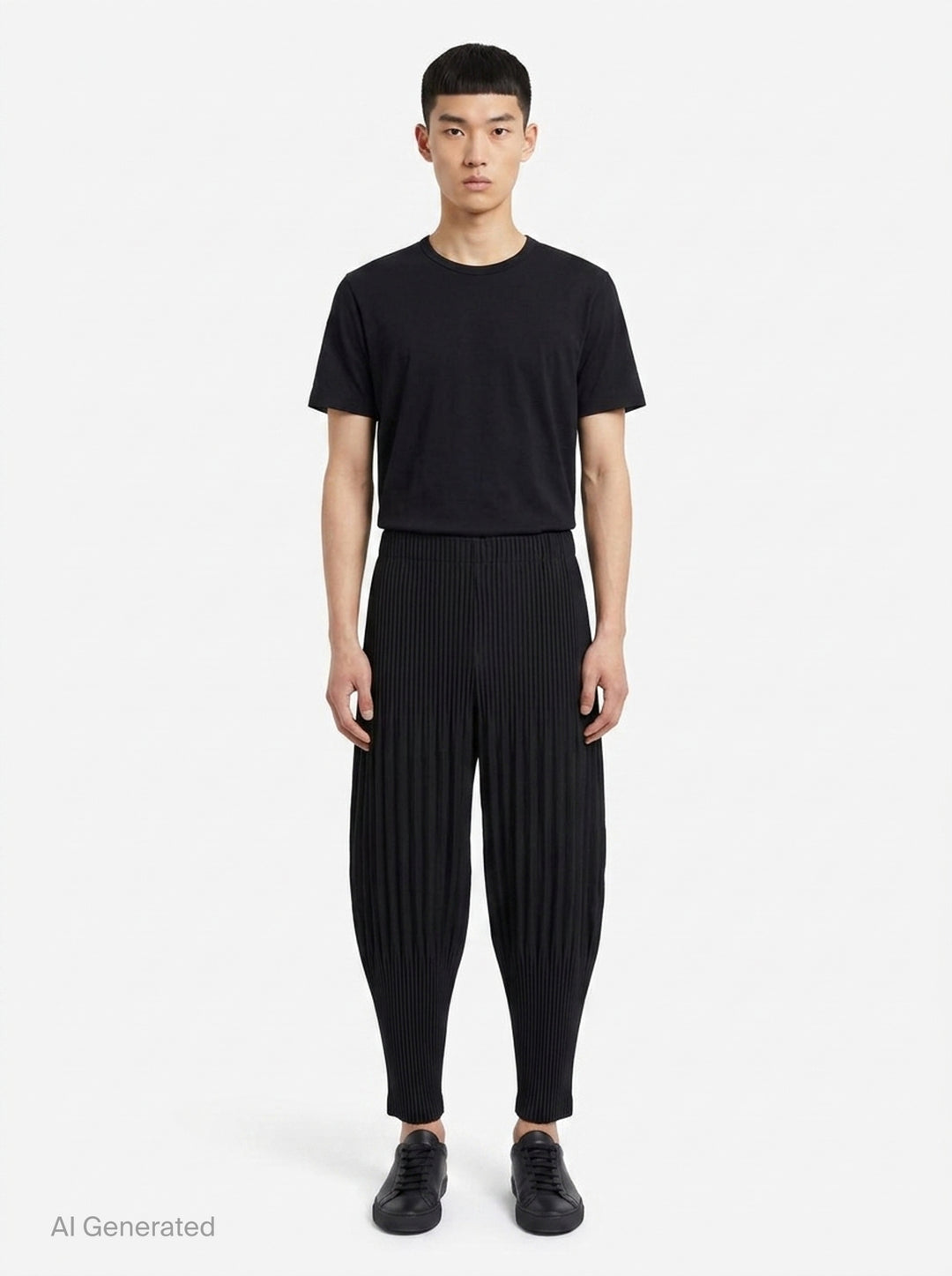 Basics Pleated Pants | Homme Plissé Issey Miyake | Club21 - front