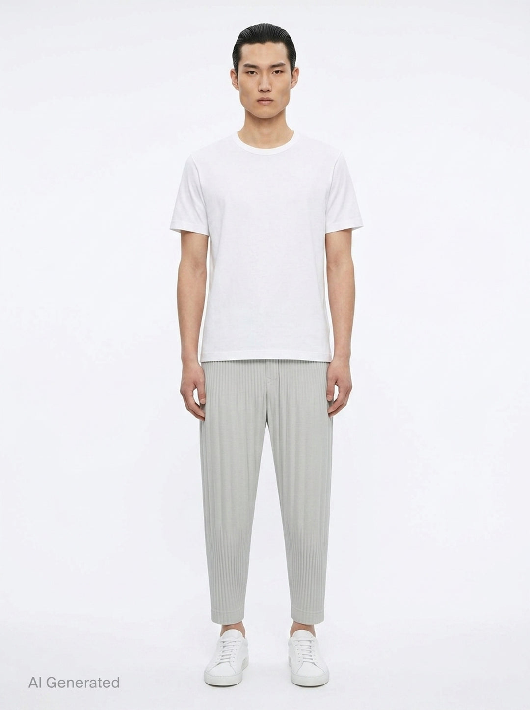 Basics Pleated Pants | Homme Plissé Issey Miyake | Club21 - front