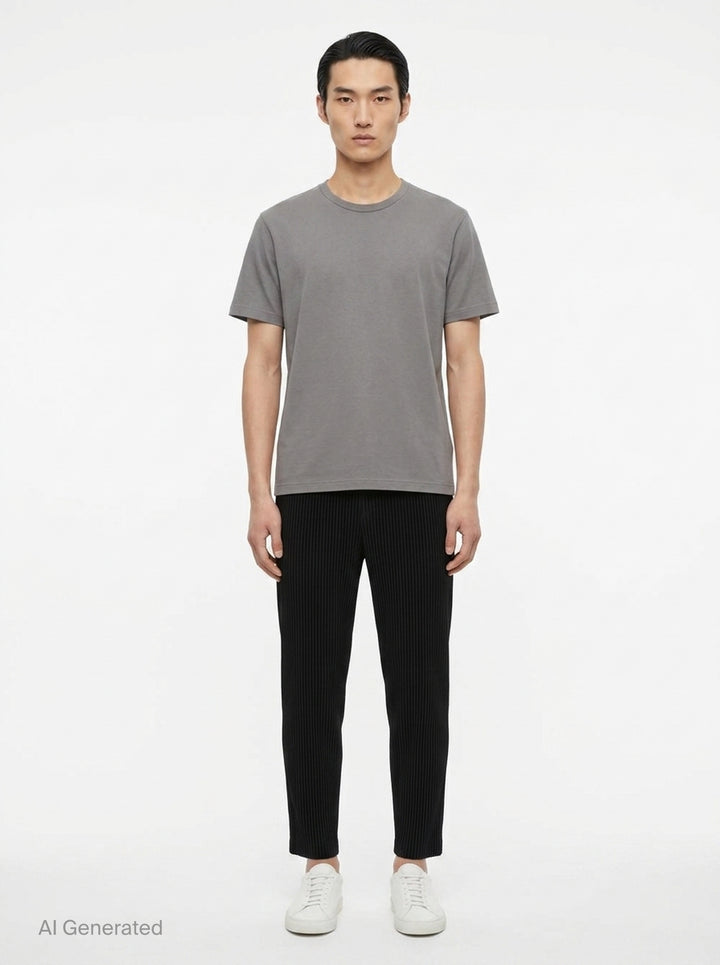 Basics Pleated Pants | Homme Plissé Issey Miyake | Club21 - front