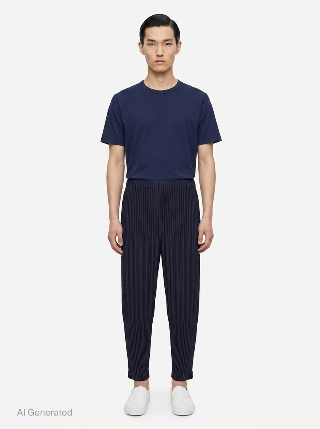 Basics Pleated Pants | Homme Plissé Issey Miyake | Club21 - front
