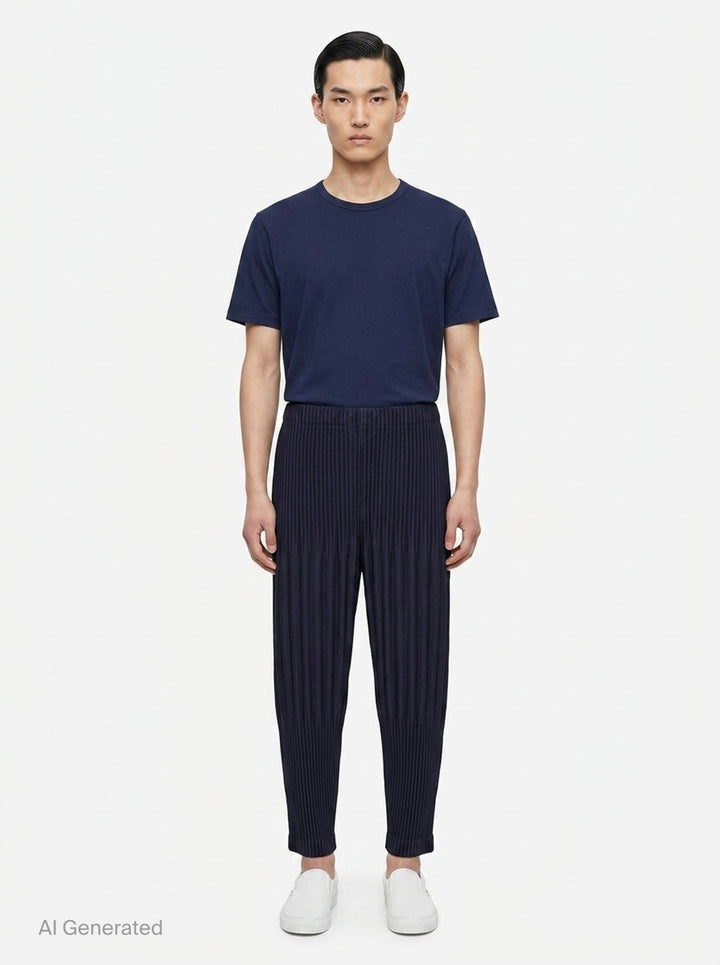 Basics Pleated Pants | Homme Plissé Issey Miyake | Club21 - front