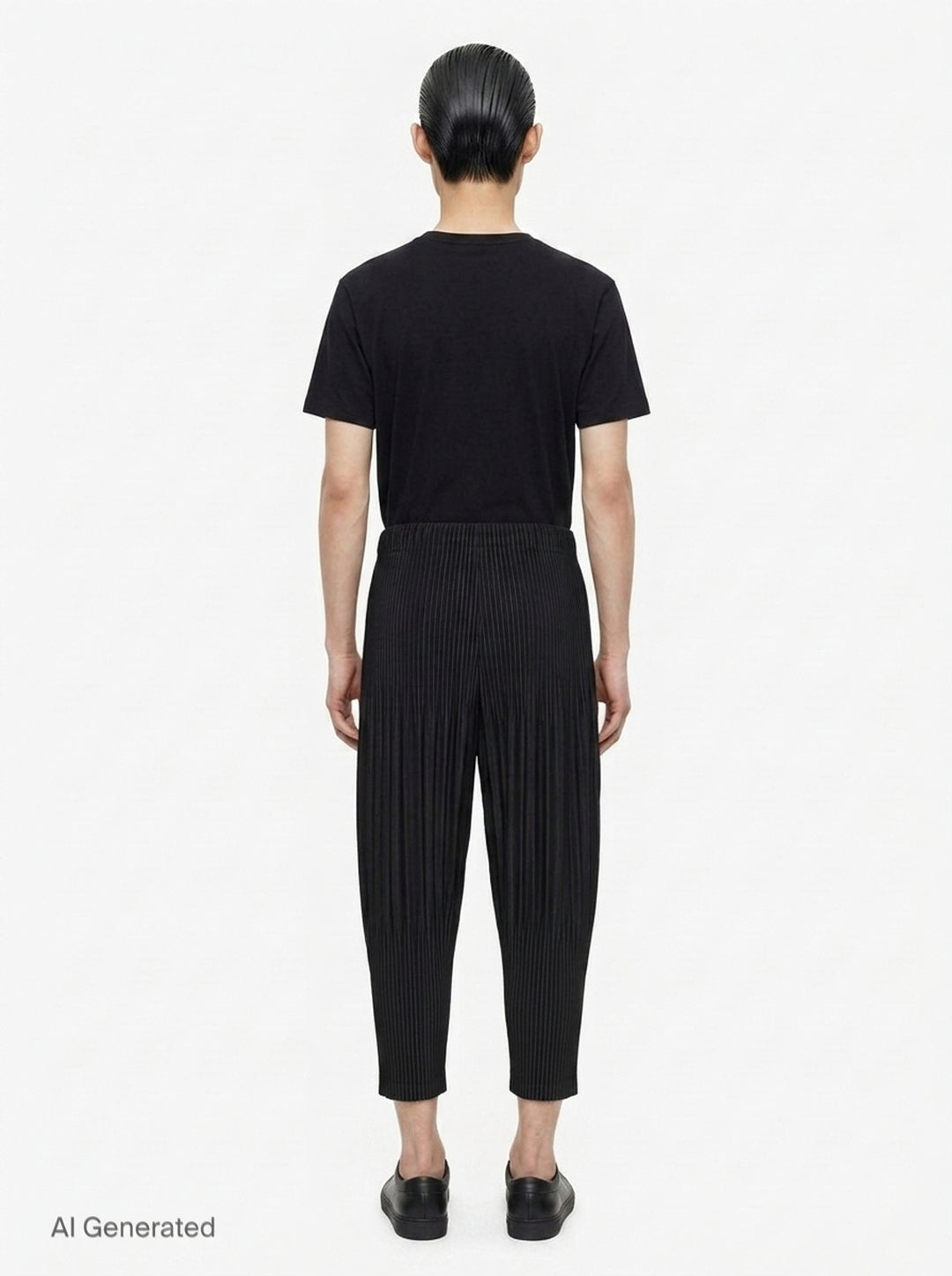 Basics Pleated Pants | Homme Plissé Issey Miyake | Club21 - back