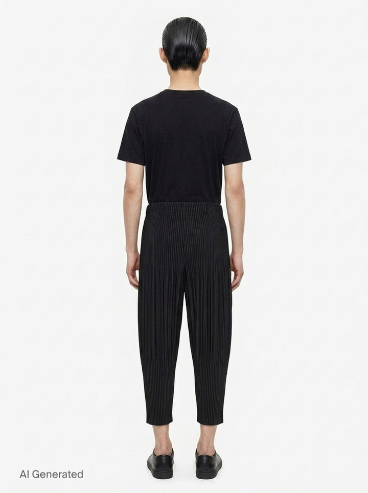 Basics Pleated Pants | Homme Plissé Issey Miyake | Club21 - back