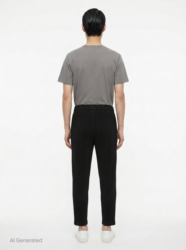Basics Pleated Pants | Homme Plissé Issey Miyake | Club21 - back