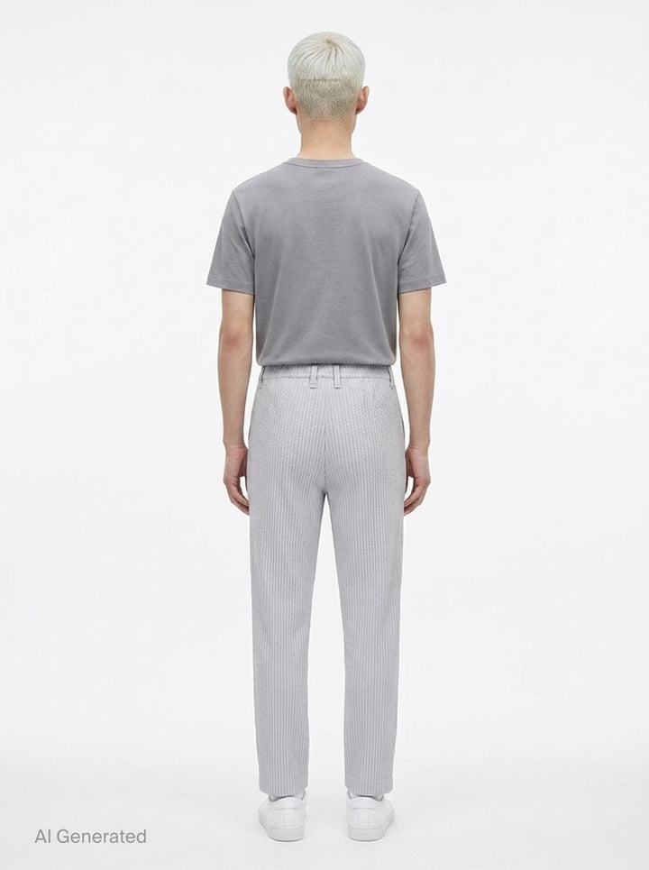 Basics Pleated Pants | Homme Plissé Issey Miyake | Club21 - back