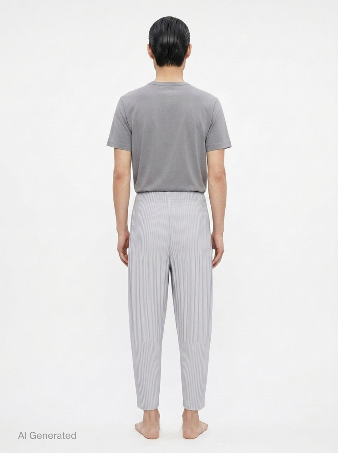Basics Pleated Pants | Homme Plissé Issey Miyake | Club21 - back