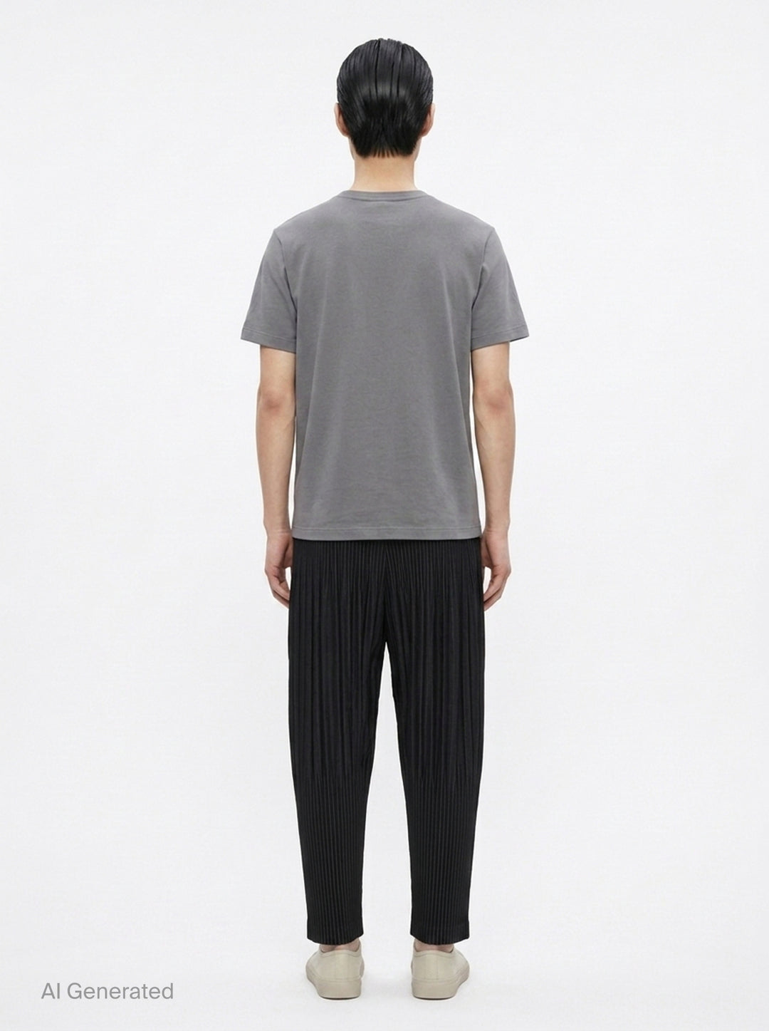 Basics Pleated Pants | Homme Plissé Issey Miyake | Club21 - back