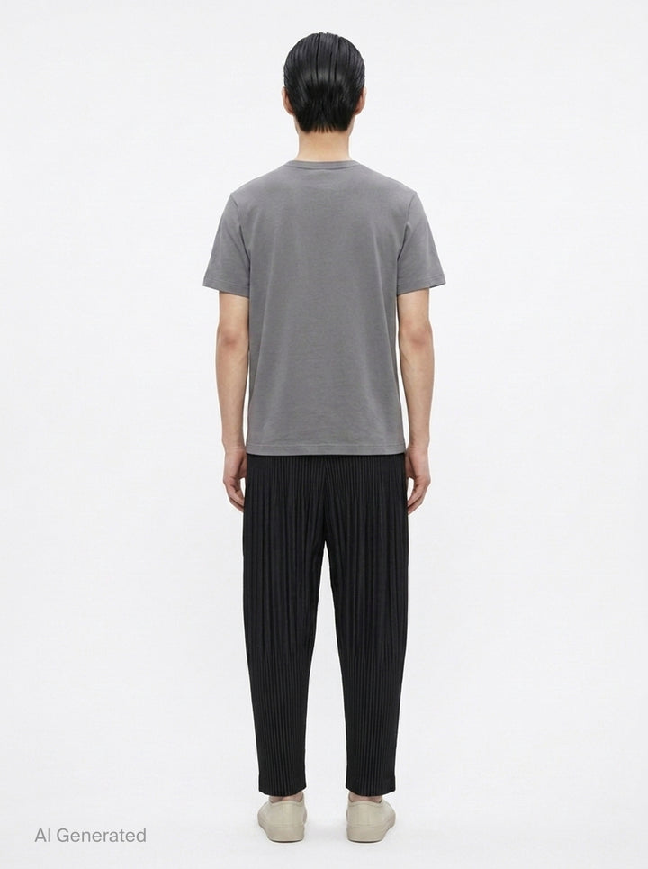 Basics Pleated Pants | Homme Plissé Issey Miyake | Club21 - back