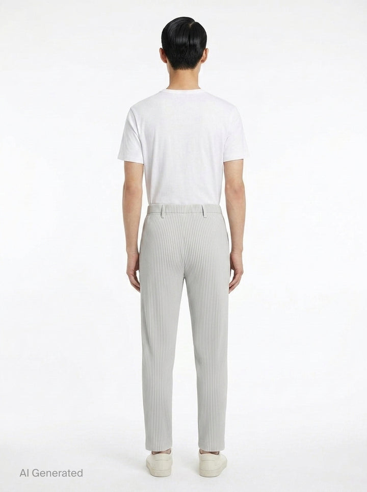 Basics Pleated Pants | Homme Plissé Issey Miyake | Club21 - back
