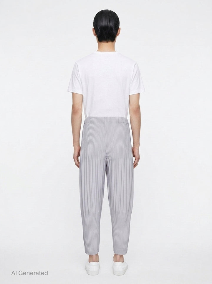 Basics Pleated Pants | Homme Plissé Issey Miyake | Club21 - back