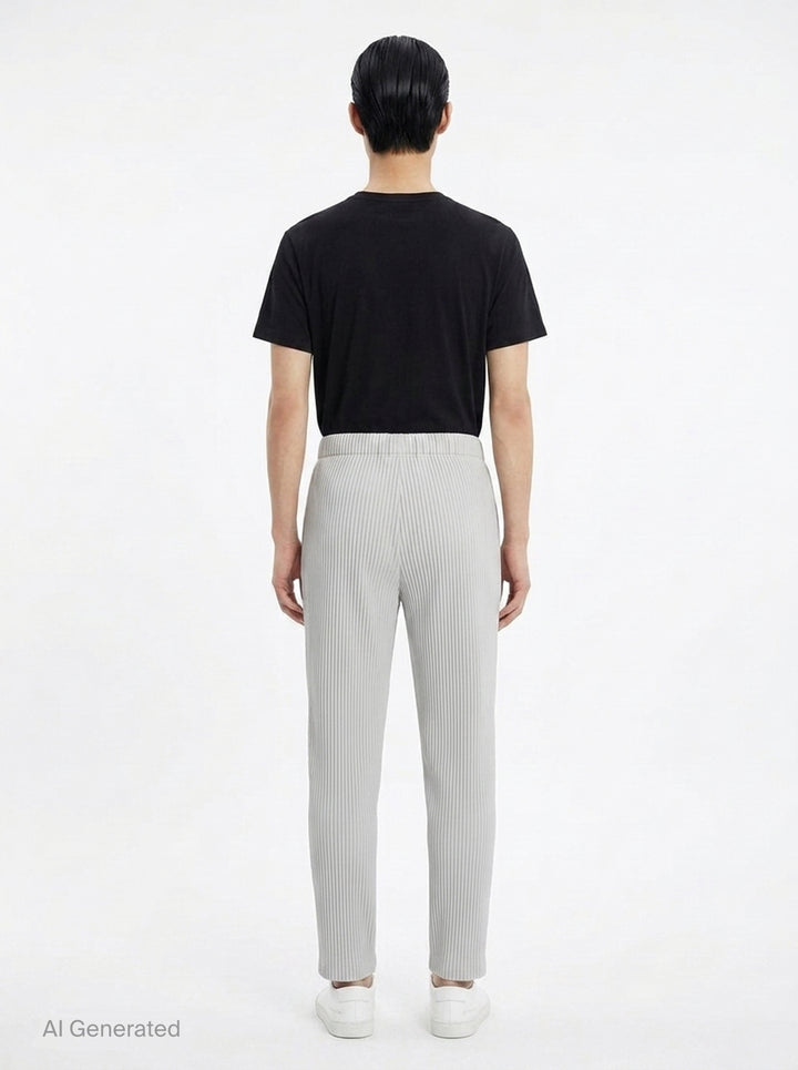 Basics Pleated Pants | Homme Plissé Issey Miyake | Club21 - back