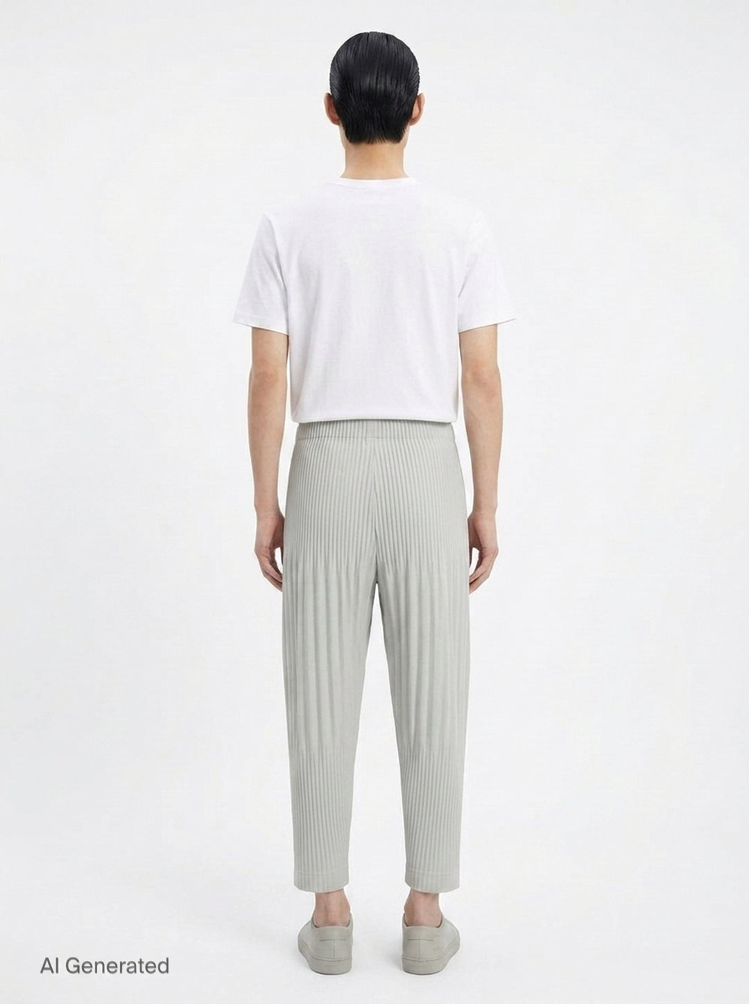 Basics Pleated Pants | Homme Plissé Issey Miyake | Club21 - back
