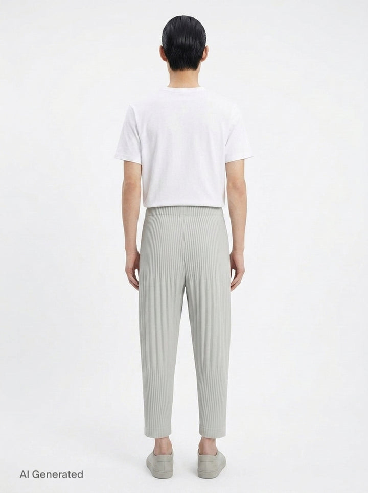 Basics Pleated Pants | Homme Plissé Issey Miyake | Club21 - back