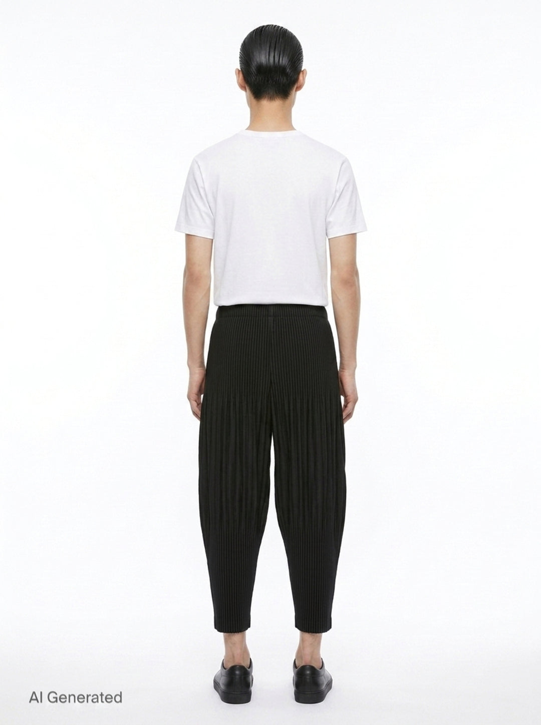 Basics Pleated Pants | Homme Plissé Issey Miyake | Club21 - back
