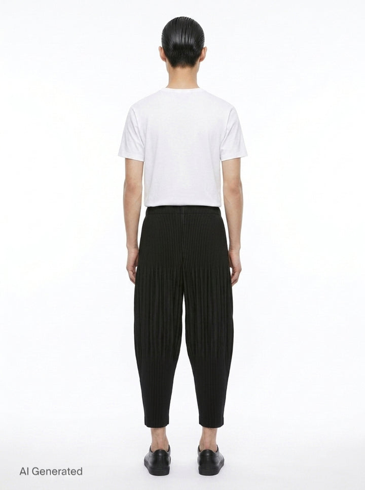 Basics Pleated Pants | Homme Plissé Issey Miyake | Club21 - back
