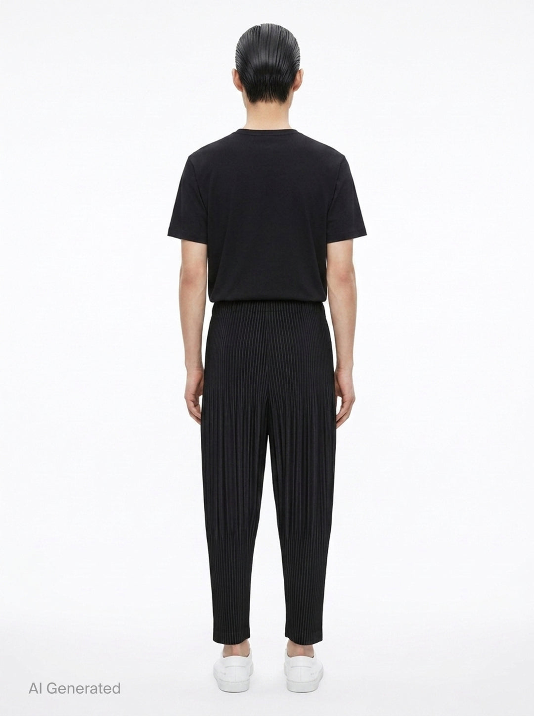Basics Pleated Pants | Homme Plissé Issey Miyake | Club21 - back