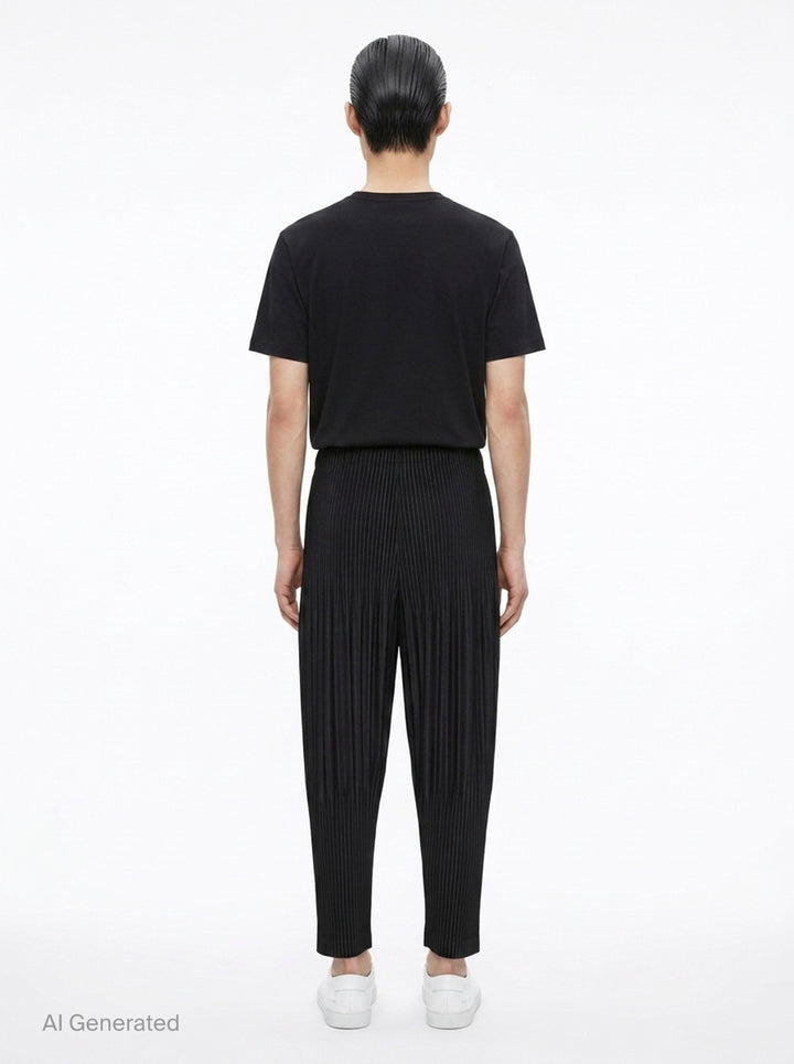 Basics Pleated Pants | Homme Plissé Issey Miyake | Club21 - back