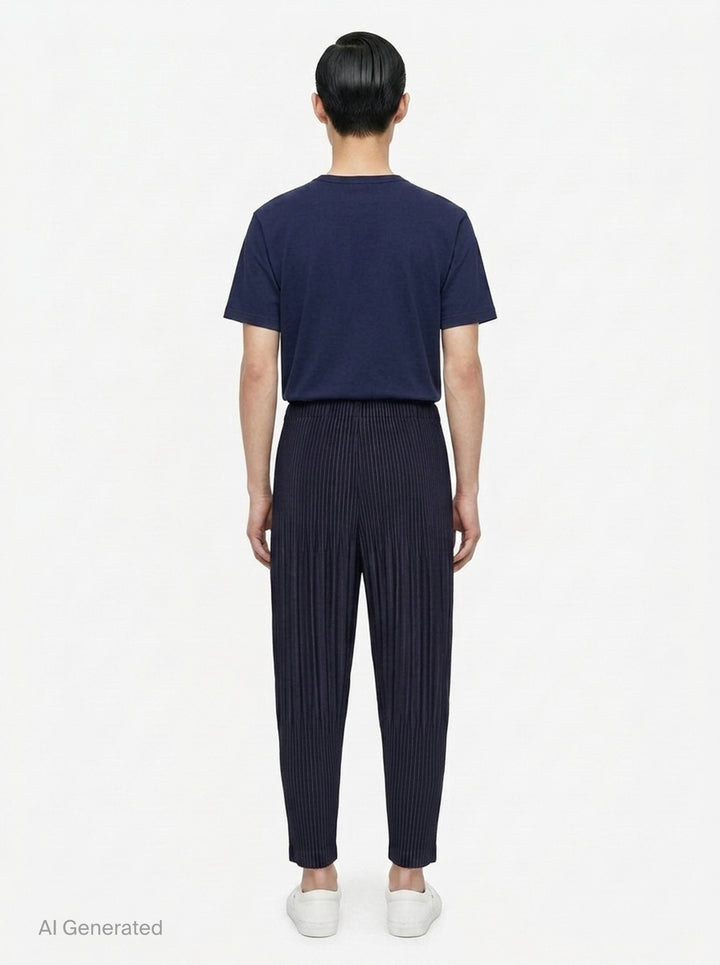 Basics Pleated Pants | Homme Plissé Issey Miyake | Club21 - back