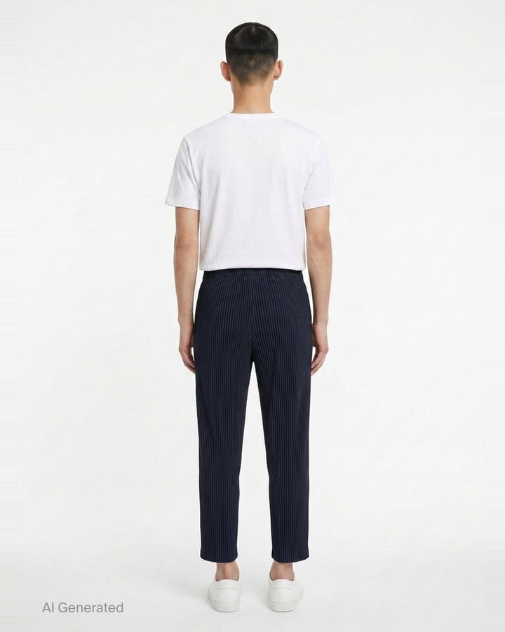 Basics Pleated Pants | Homme Plissé Issey Miyake | Club21 - back