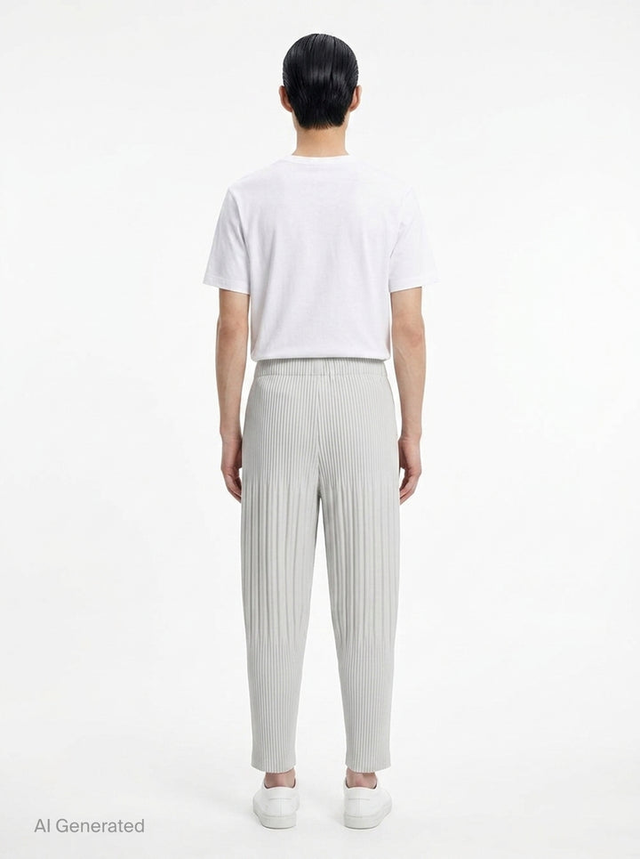 Basics Pleated Pants | Homme Plissé Issey Miyake | Club21 - back