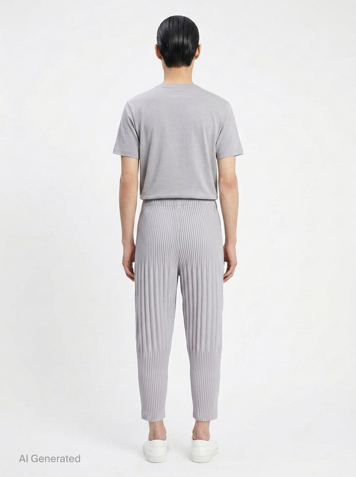 Basics Pleated Pants | Homme Plissé Issey Miyake | Club21 - back