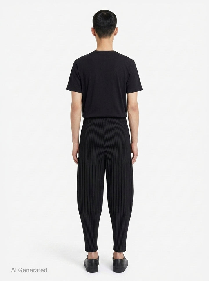 Basics Pleated Pants | Homme Plissé Issey Miyake | Club21 - back