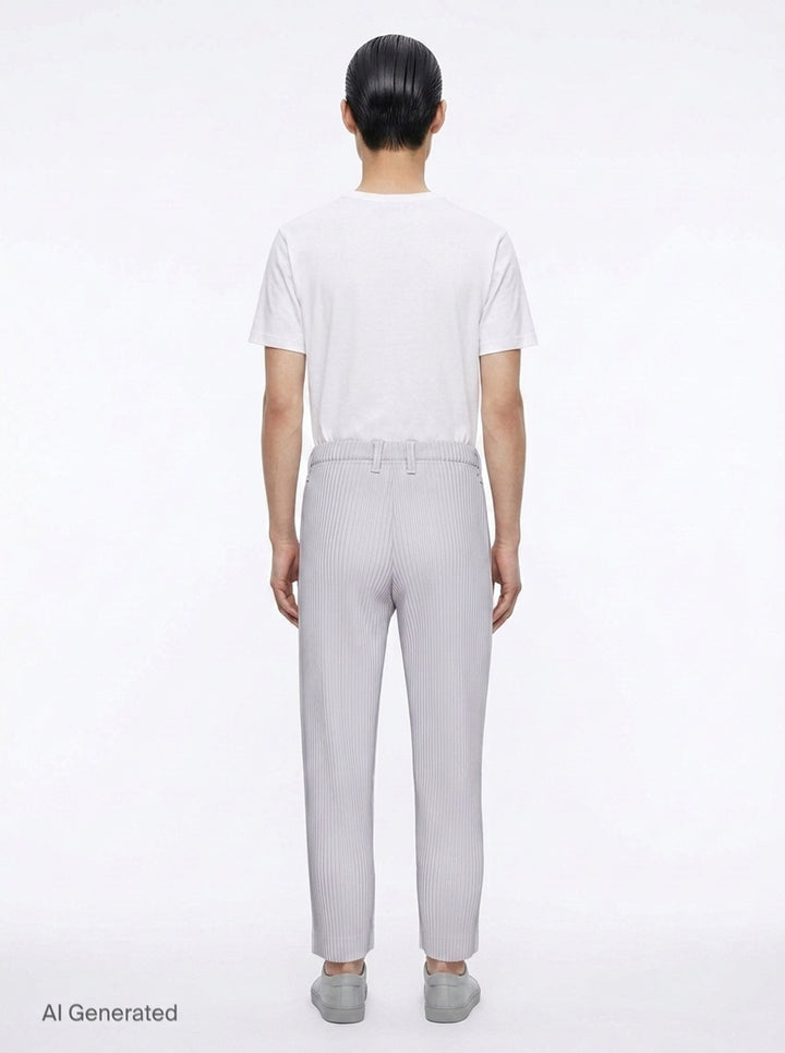 Basics Pleated Pants | Homme Plissé Issey Miyake | Club21 - back