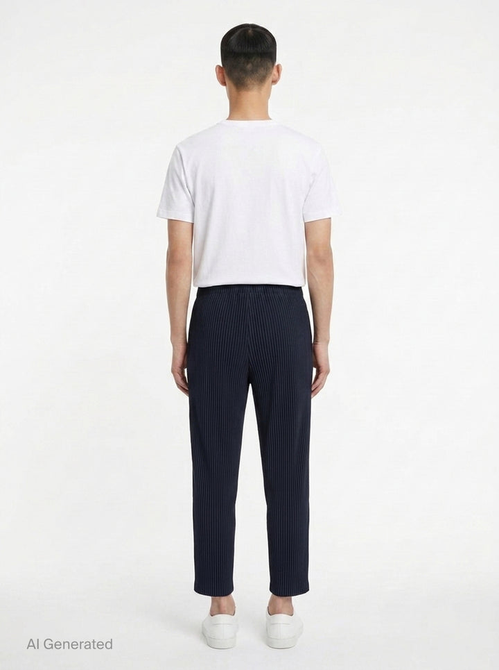 Basics Pleated Pants | Homme Plissé Issey Miyake | Club21 - back