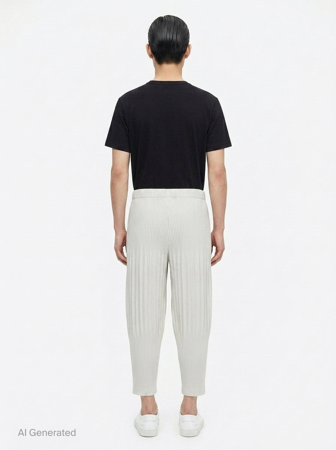 Basics Pleated Pants | Homme Plissé Issey Miyake | Club21 - back